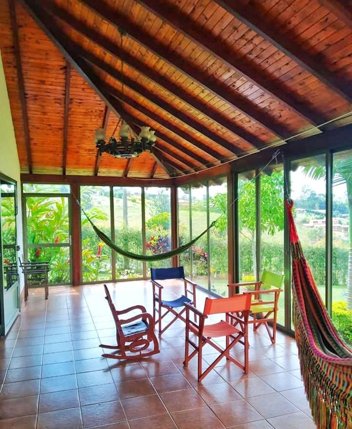Casa Campestre Frente Acuarela -Mesa De Los Santos Ла-Гранха Экстерьер фото